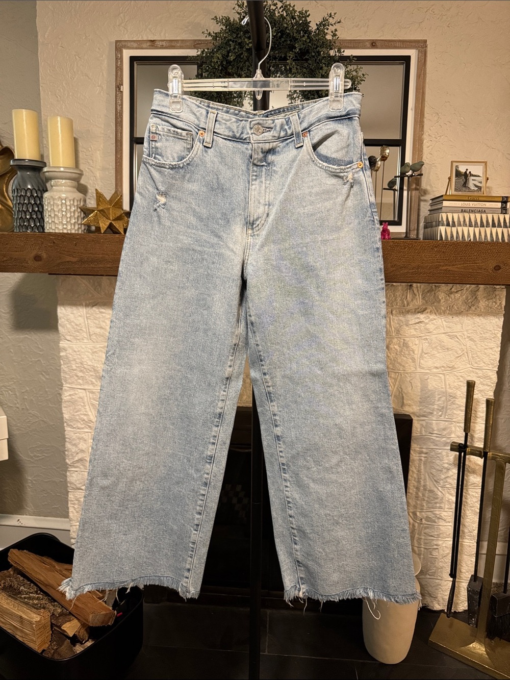 AG Saige Wide Leg Crop